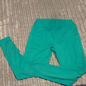 Teal High-Waisted Leggings